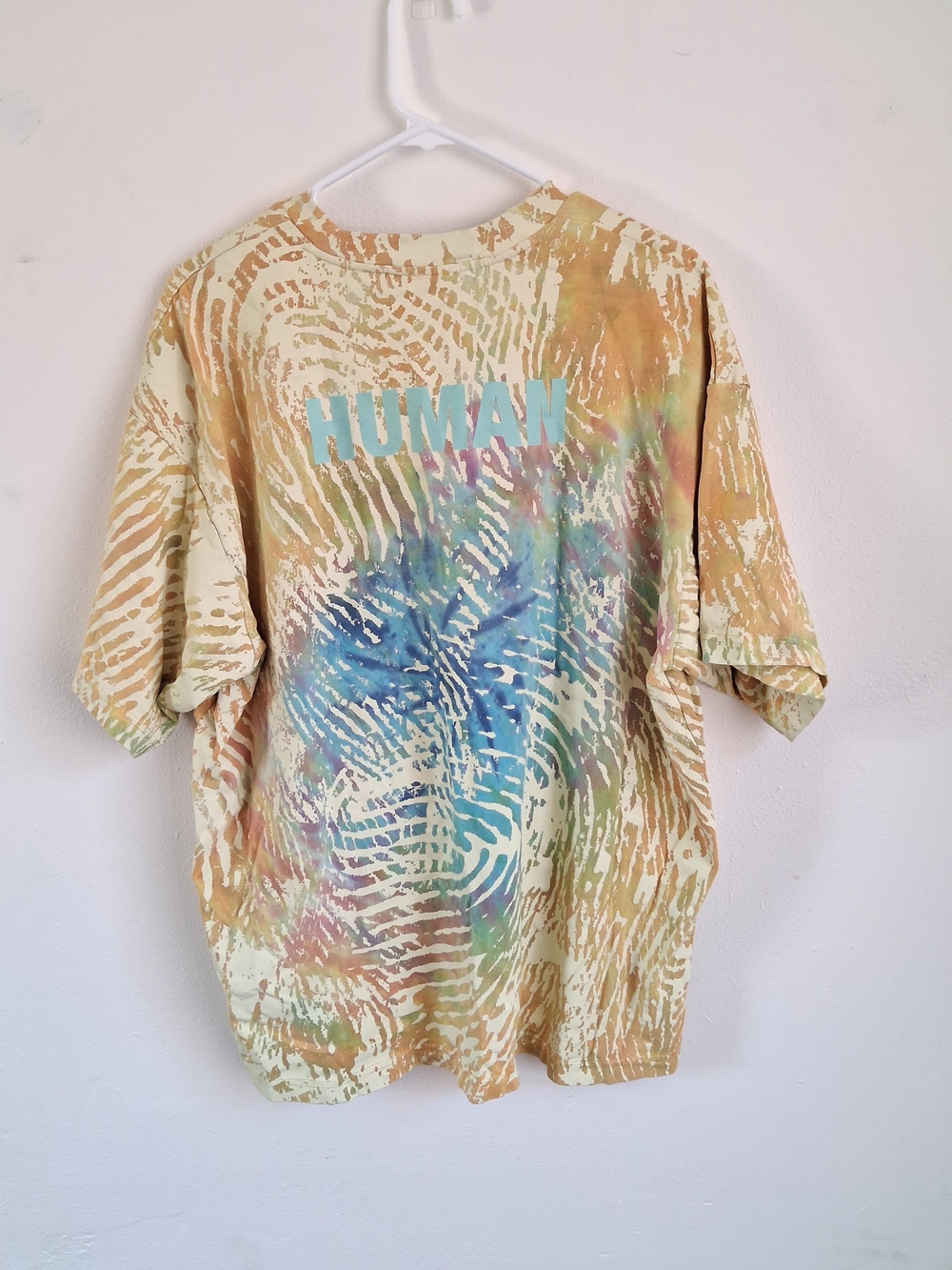Adidas Pharrell Williams Tee Human Tie Dye T Shirt Mens L - Picture 6 of 6